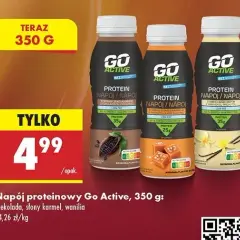 Napoje białkowe Biedronka: Go Active Skład, ceny i co wybrać?