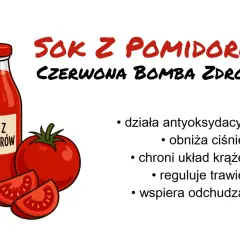 Sok pomidorowy: Skład, likopen, korzyści. Czy pijesz go dobrze?
